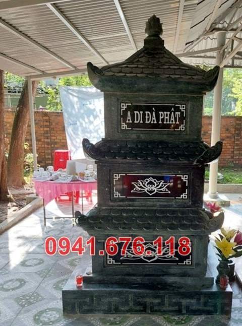 6789 Mẫu tháp tro cốt đá đẹp bán bạc liêu song thân phu thê