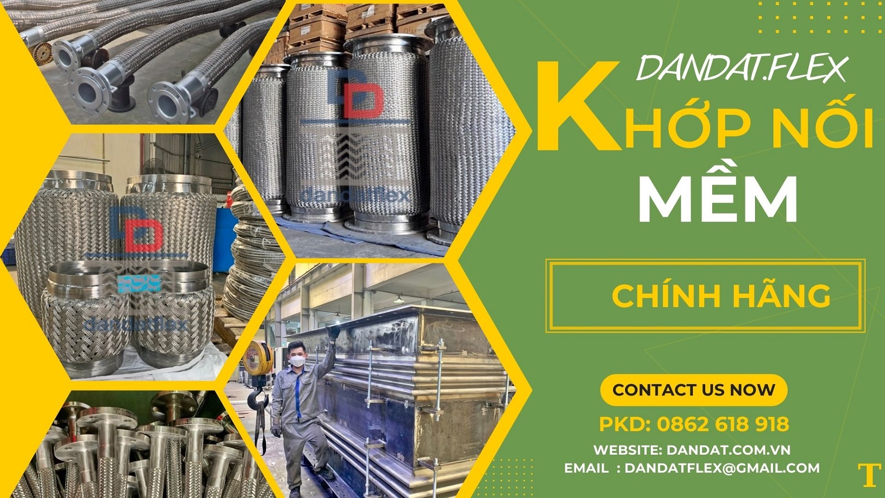Khớp nối mềm máy phát điện/ khớp nối mềm dẫn xăng dầu/ khớp nối mềm