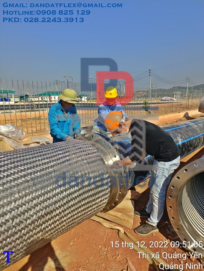 Khớp nối mềm máy phát điện/ khớp nối mềm dẫn xăng dầu/ khớp nối mềm