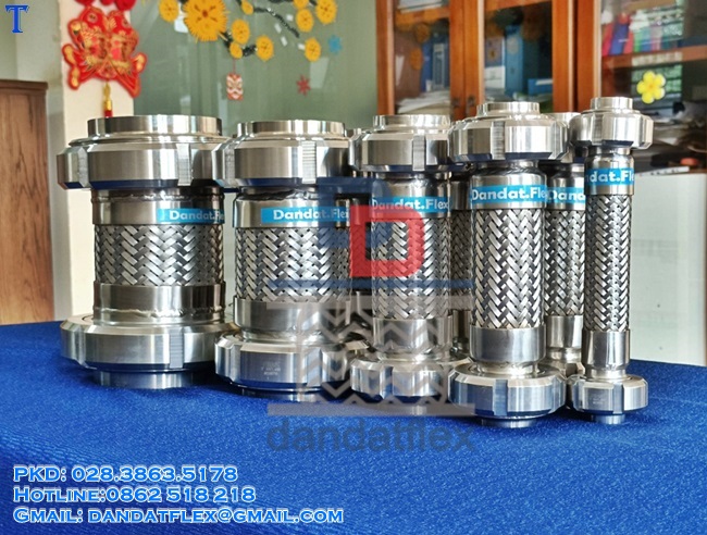 Khớp nối mềm máy phát điện/ khớp nối mềm dẫn xăng dầu/ khớp nối mềm