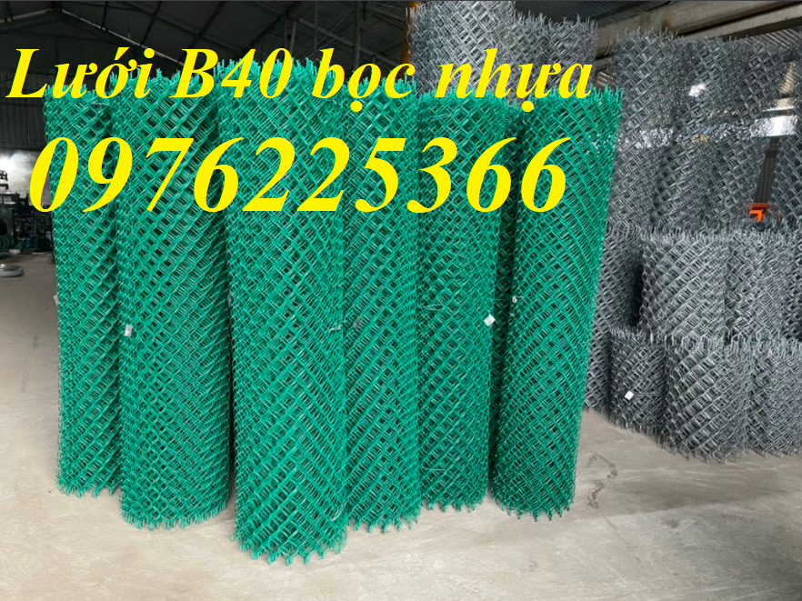 Chuyên lưới B40 bọc nhựa,lưới B40 mạ kẽm giá rẻ