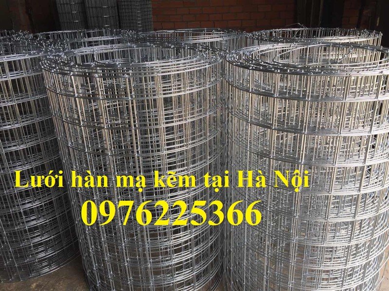 Lưới thép mạ kẽm D2,D3,D4 -Bảng giá lưới thép hàn mạ kẽm