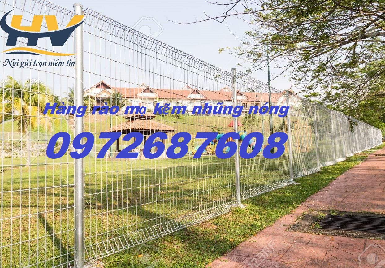 Hàng rào lưới thép hàn D4, D5, a50x150 tại TP HCM