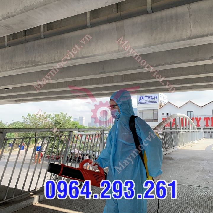 Máy phun hóa chất phòng dịch sốt xuất huyết tại Đắk Lắk