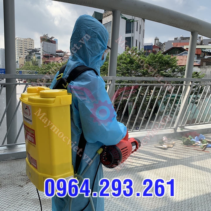 Máy phun hóa chất phòng dịch sốt xuất huyết tại Đắk Lắk