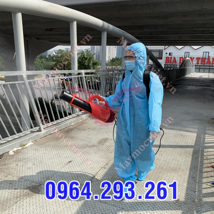 Máy phun hóa chất phòng dịch sốt xuất huyết tại Đắk Lắk