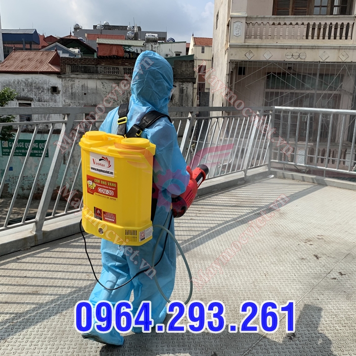 Máy phun hóa chất phòng dịch sốt xuất huyết tại Đắk Lắk