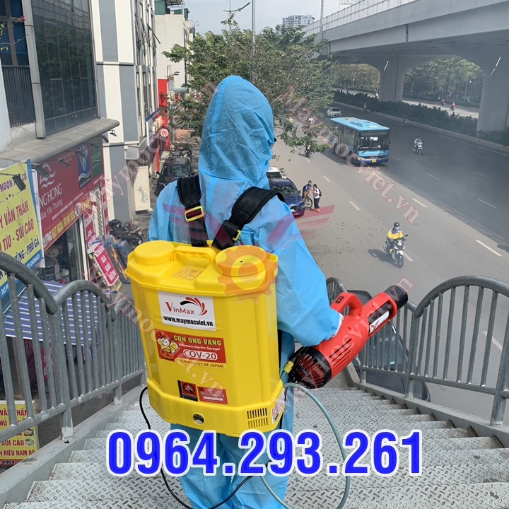 Máy phun hóa chất phòng dịch sốt xuất huyết tại Đắk Lắk