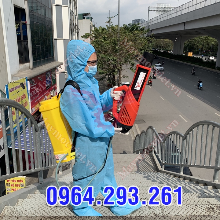 Máy phun hóa chất phòng dịch sốt xuất huyết tại Đắk Lắk