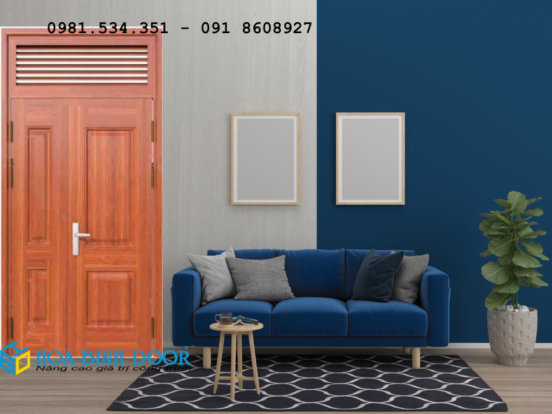 Cửa thép vân gỗ tại Bìn Tân - Mẫu cửa đẹp nhất 2023