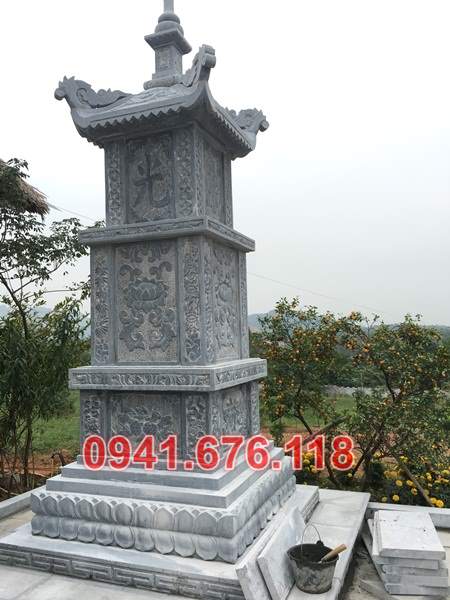 213 Mộ tháp đá sư phật giáo đẹp bán bảo tháp tro cốt