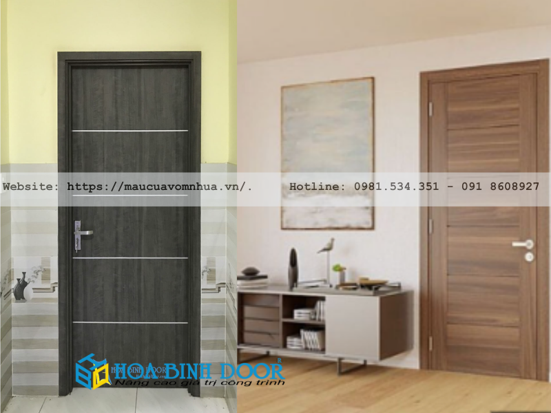 Cửa gỗ công nghiệp tại quận 3 - Cửa gỗ MDF Laminate