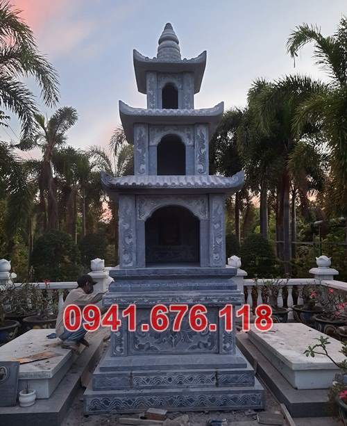 56 Mẫu mộ tháp đá sư bán quảng ninh bảo tháp sư phật giáo