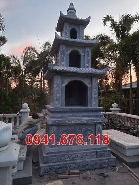 56 Mẫu mộ tháp đá sư bán quảng ninh bảo tháp sư phật giáo