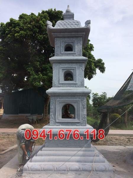 Hải dương 11 tháp mộ bằng đá đẹp bán bảo tháp sư phật giáo