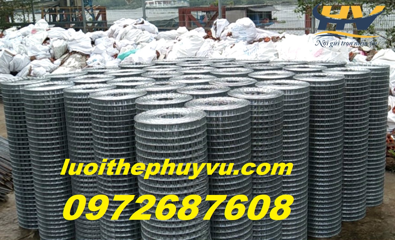 Lưới kẽm ô vuông 1cm, lưới ô vuông 3cm, lưới thép hàn mạ kẽm
