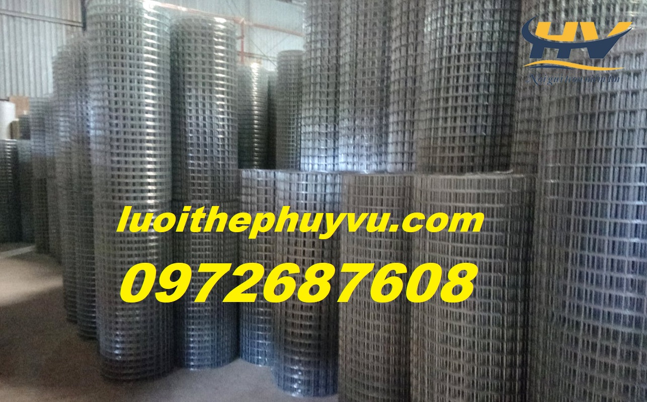 Lưới kẽm ô vuông 1cm, lưới ô vuông 3cm, lưới thép hàn mạ kẽm