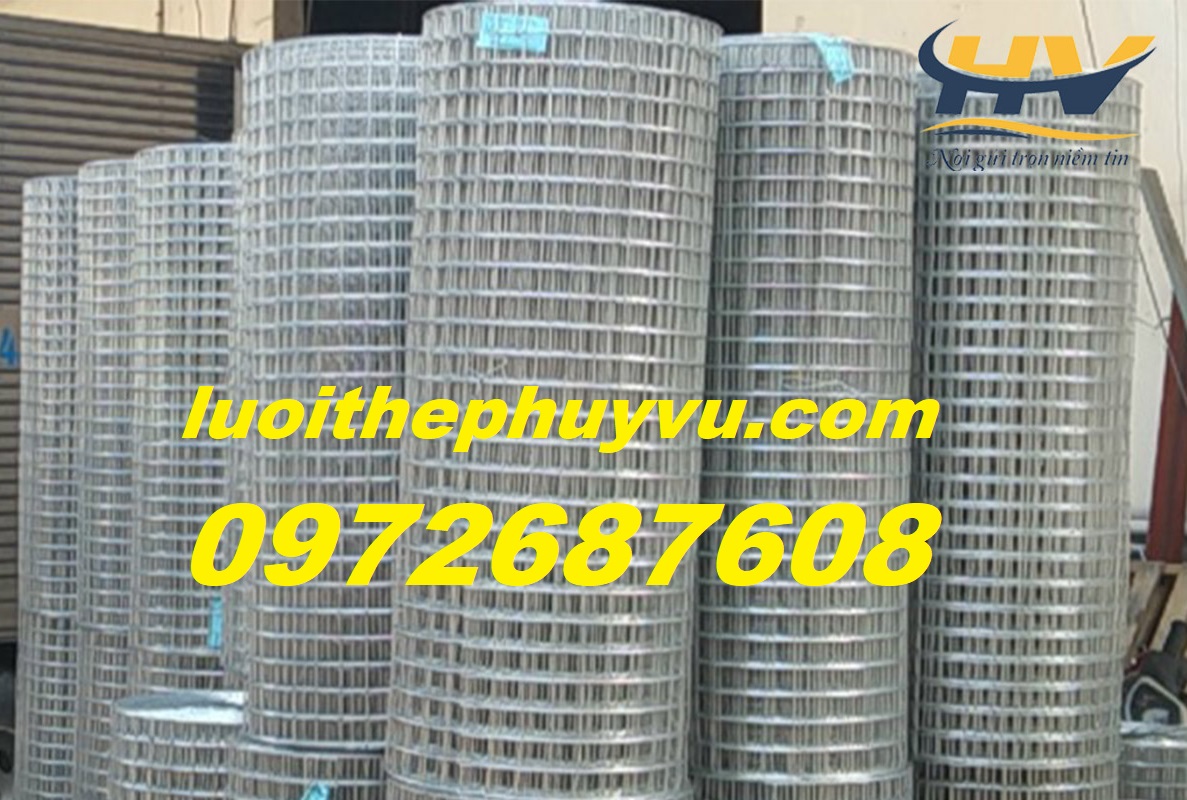 Lưới thép hàn D2, D3, D4 mạ kẽm, lưới thép mạ kẽm ô vuông