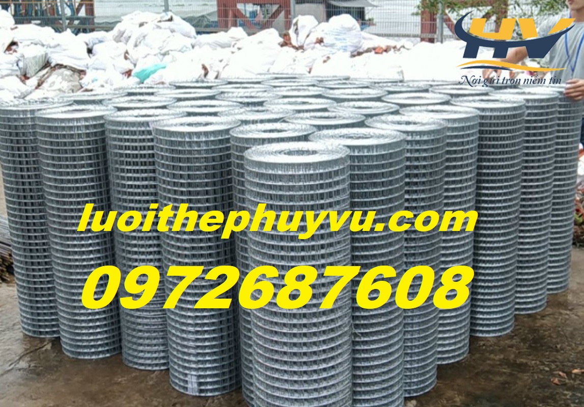 Lưới thép hàn D2, D3, D4 mạ kẽm, lưới thép mạ kẽm ô vuông
