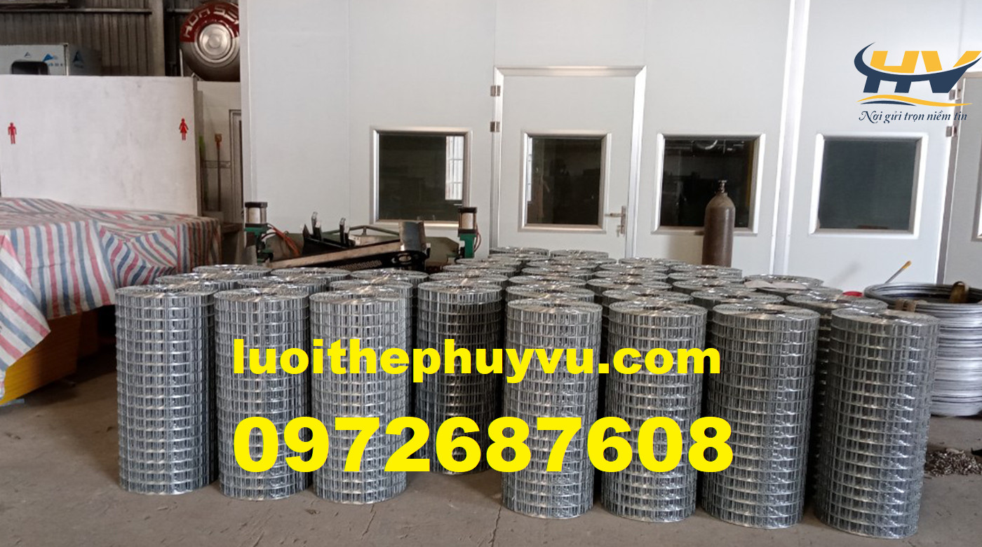 Lưới thép hàn D2, D3, D4 mạ kẽm, lưới thép mạ kẽm ô vuông