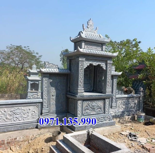 Mẫu khuôn viên lăng mộ bằng đá đẹp bán tại Vũng Tàu - Mộ đá đẹp