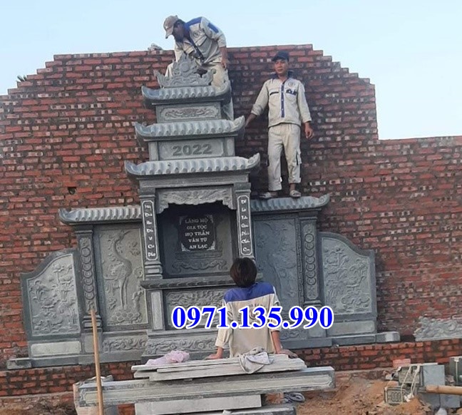 Mẫu khuôn viên lăng mộ bằng đá đẹp bán tại Vũng Tàu - Mộ đá đẹp