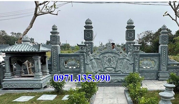 Mẫu khuôn viên lăng mộ bằng đá đẹp bán tại Tiền Giang