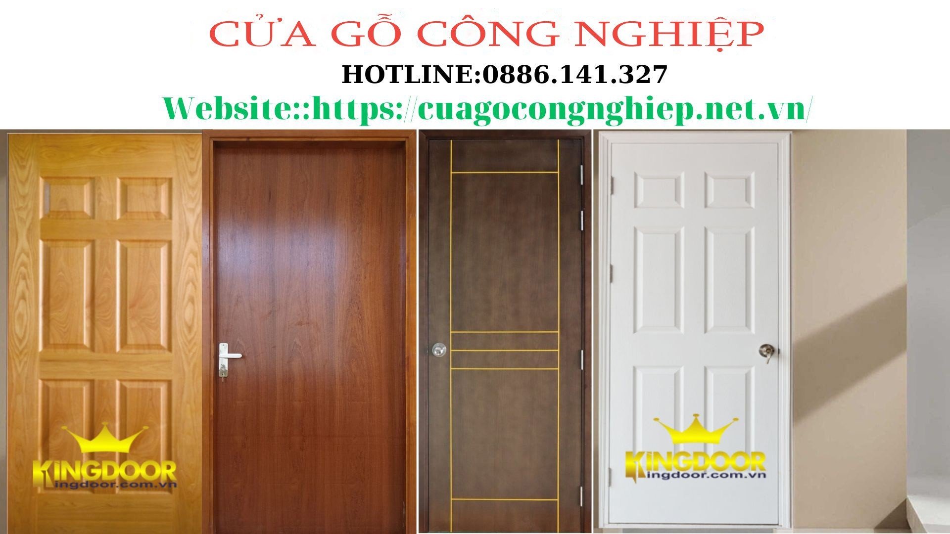 Cấu tạo cửa gỗ công nghiệp - Ưu nhược điểm cửa gỗ công nghiệp