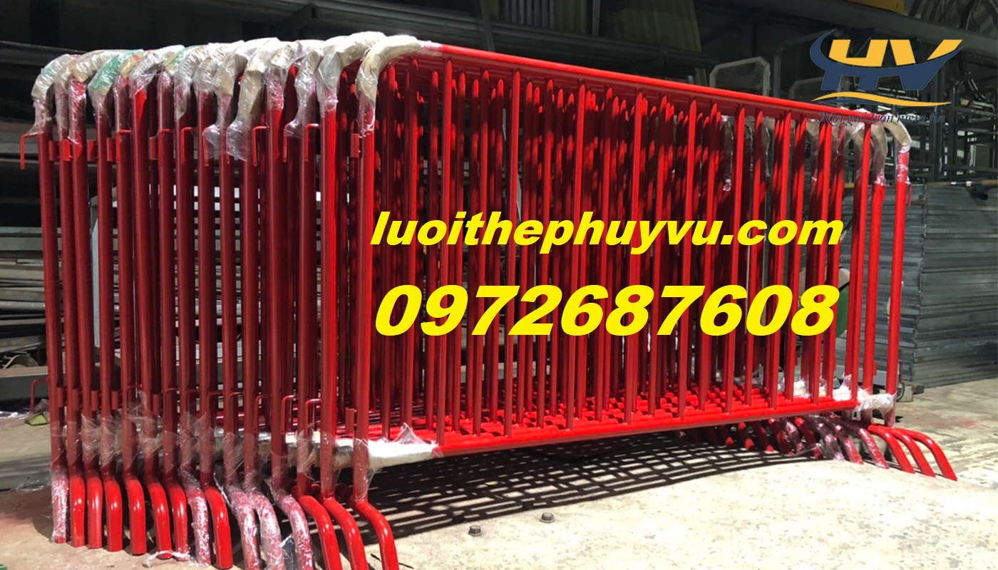 Hàng rào di động, rào chắn barie, hàng rào lưới hàn di động tại TP HCM