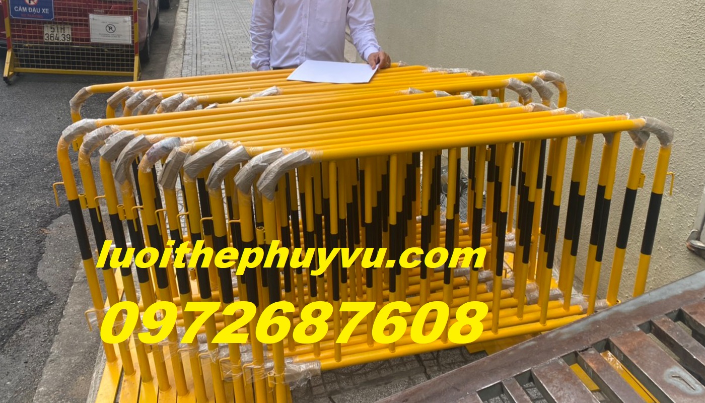 Hàng rào di động, rào chắn barie, hàng rào lưới hàn di động tại TP HCM