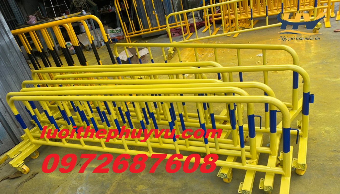 Hàng rào di động, rào chắn barie, hàng rào lưới hàn di động tại TP HCM