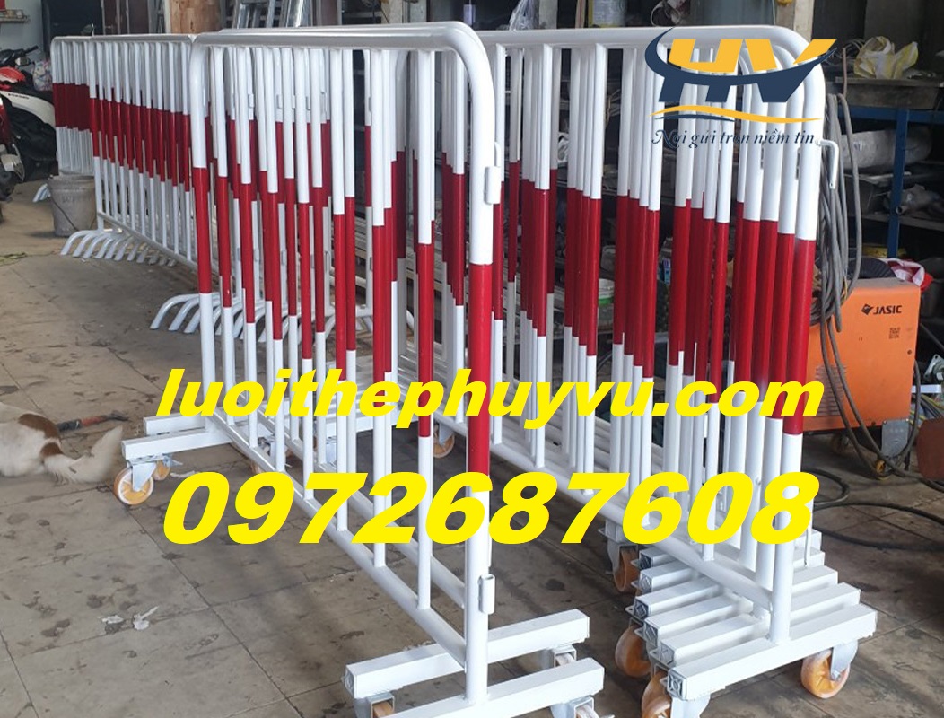 Hàng rào di động, rào chắn barie, hàng rào lưới hàn di động tại TP HCM