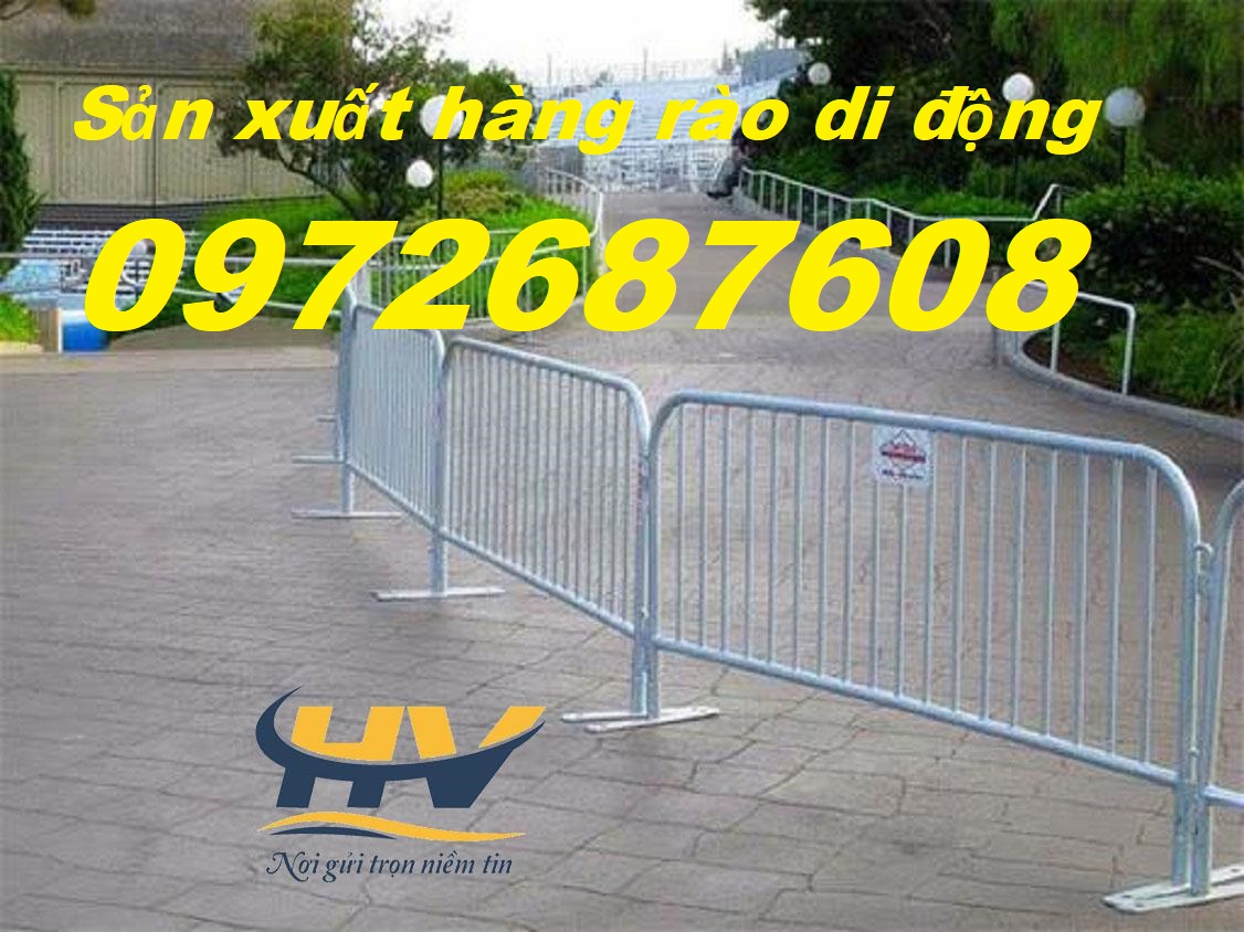 Hàng rào di động, rào chắn barie, hàng rào lưới hàn di động tại TP HCM