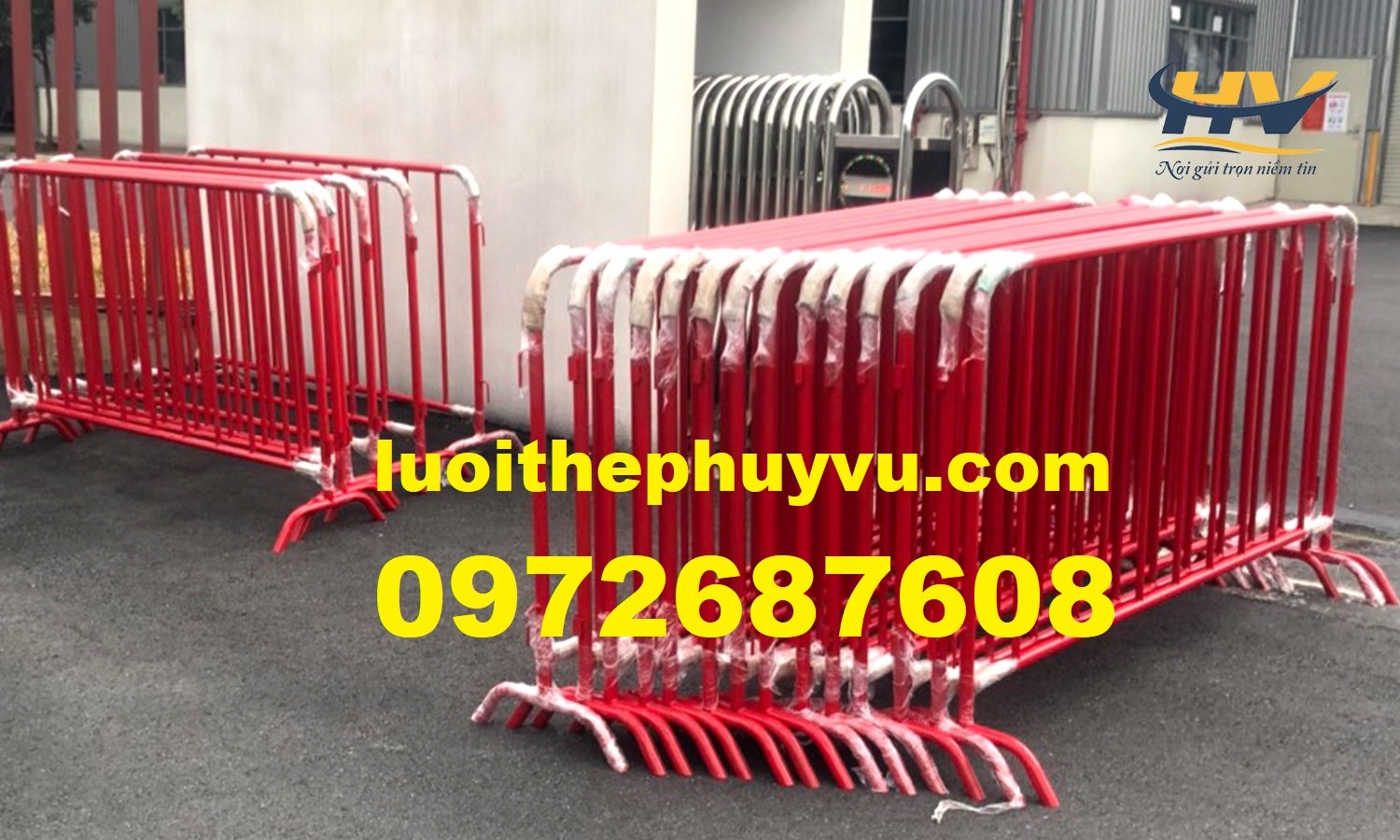 Hàng rào di động, rào chắn barie, hàng rào lưới hàn di động tại TP HCM