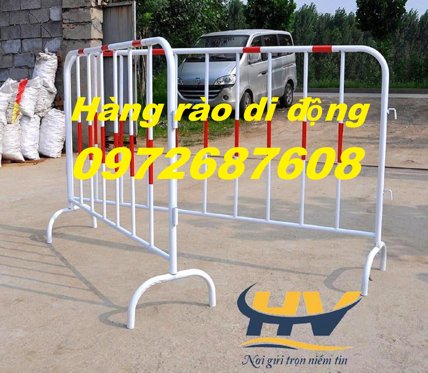 Rào chắn, hàng rào sắt có bánh xe, hàng rào di động tại Đồng Nai