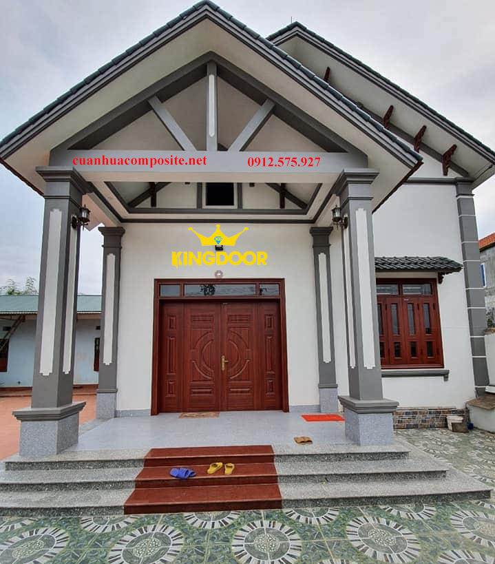 Cửa Thép Vân Gõ Tại Biên Hòa - Cửa thép giá rẻ
