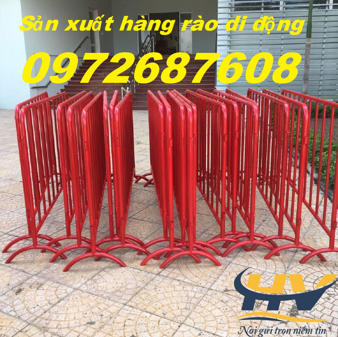 Hàng rào di động, rào chắn barie, rào chắn sự kiện, hàng rào ngăn kho
