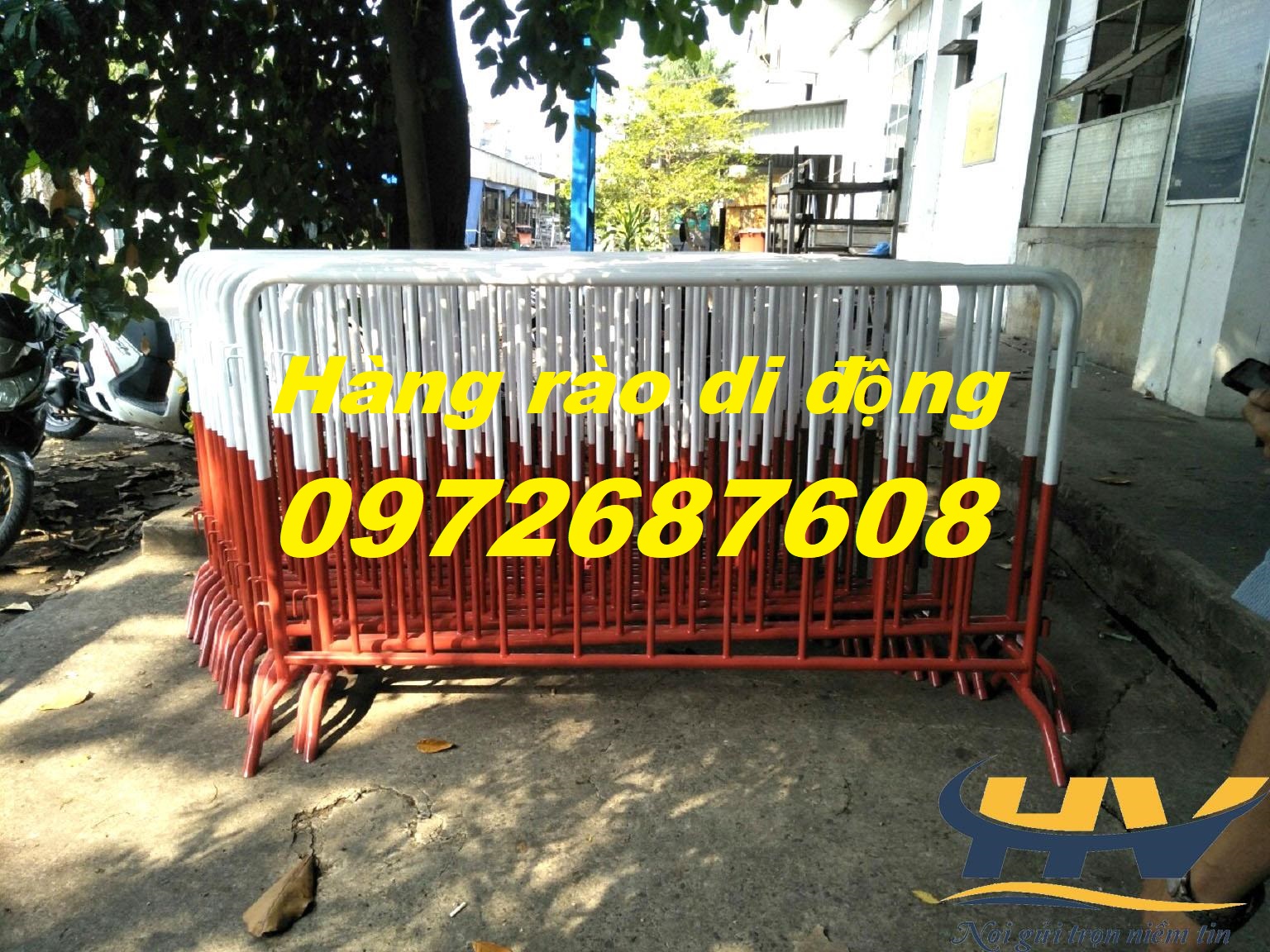 Hàng rào di động, hàng rào xếp gọn, hàng rào sắt có bánh xe