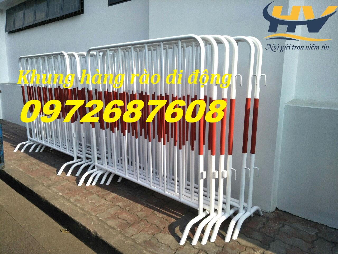 Hàng rào di động, hàng rào xếp gọn, hàng rào sắt có bánh xe