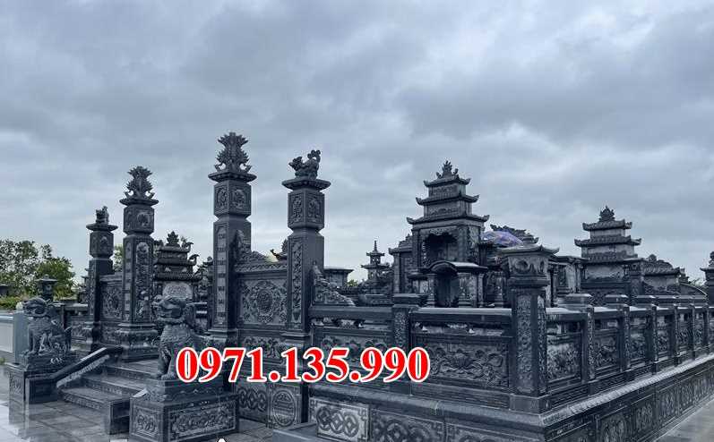 62 Mẫu khuôn viên lăng mộ đá đẹp bán tại bắc kạn khu lăng mộ bằng đá