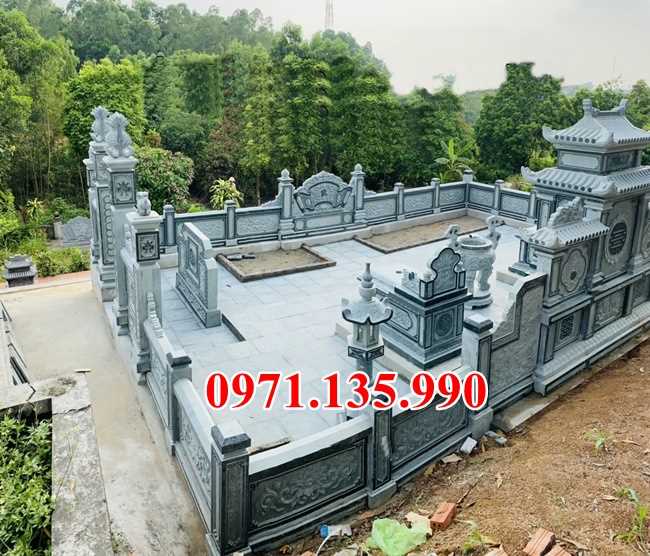 87 mẫu khuôn viên lăng mộ đá đẹp bán tại lai châu khu lăng mộ bằng đá