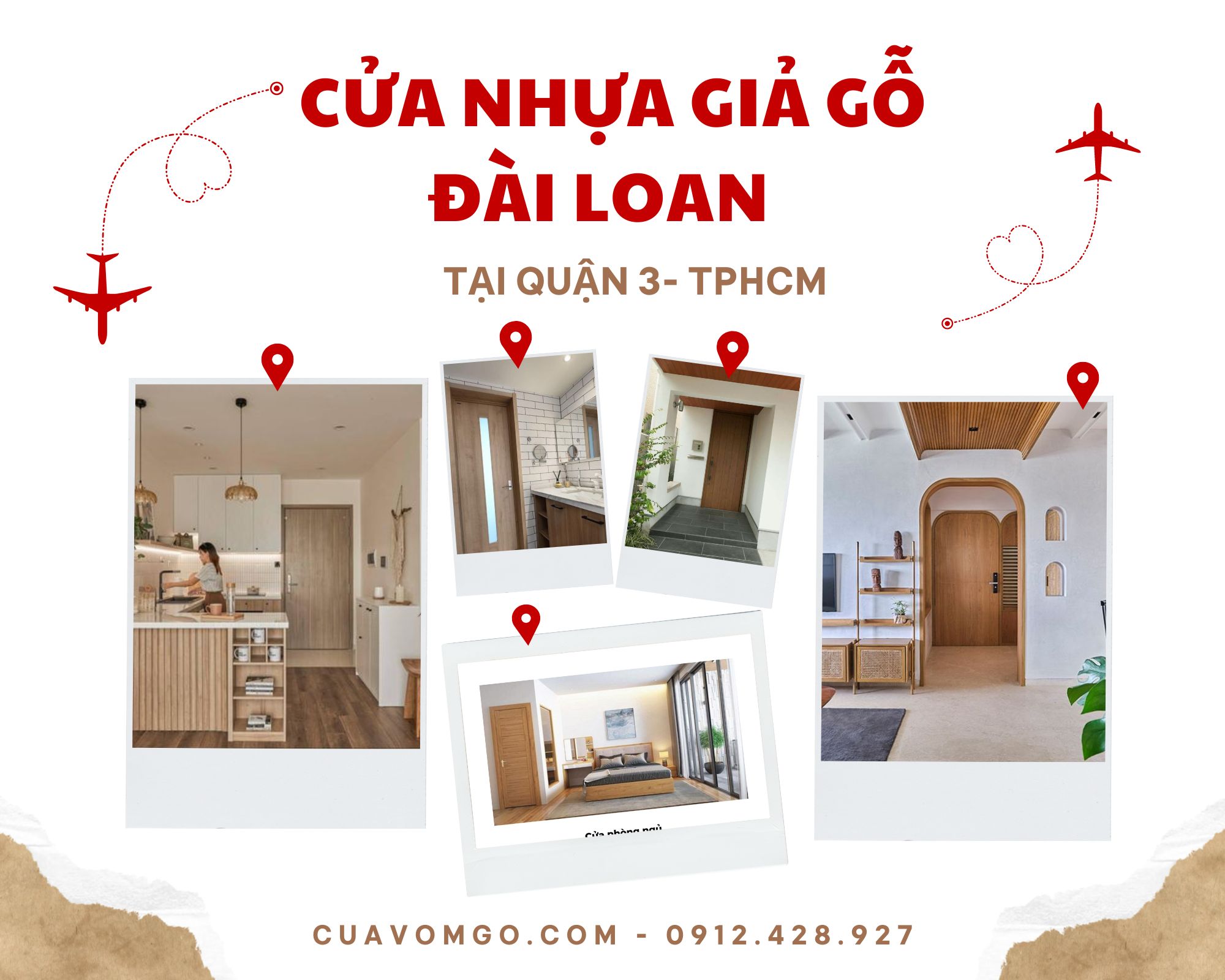 Cửa nhựa Đài Loan tại Quận 3  cửa nhựa giá rẻ
