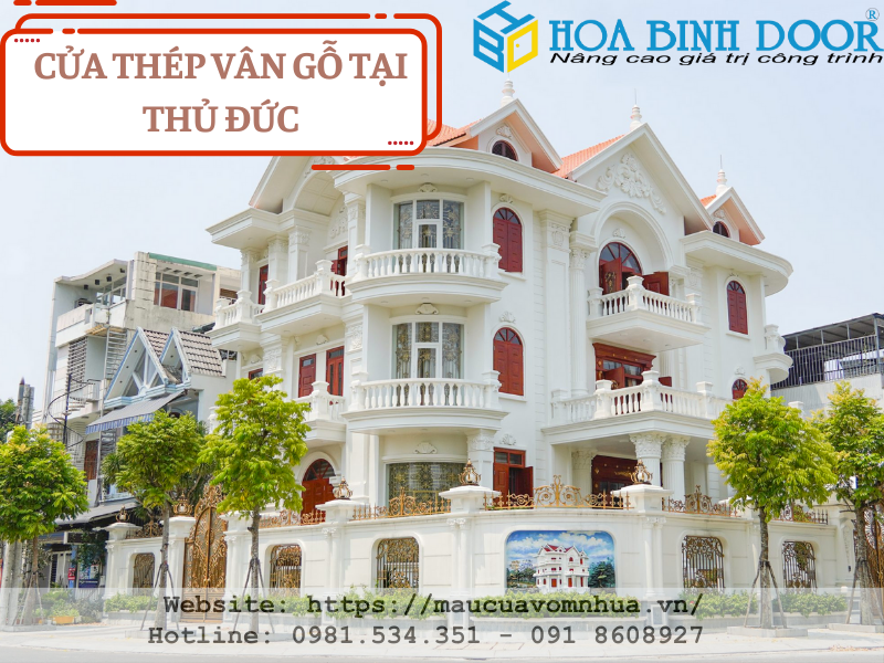 Cửa thép vân gỗ tại Thủ Đức -  Báo giá mới nhất 2023