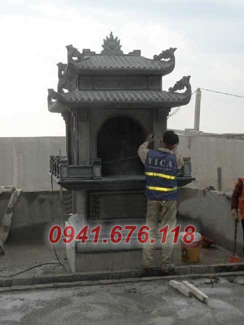 mẫu 332 bàn thờ thần tài ông thiên địa đá bán lào cai cây hương miếu