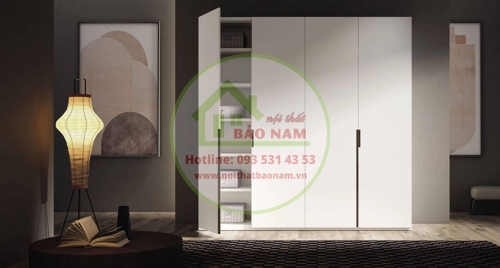 Tủ áo gỗ an cường giá rẻ hcm - Mẫu tủ quần áo gỗ an cường