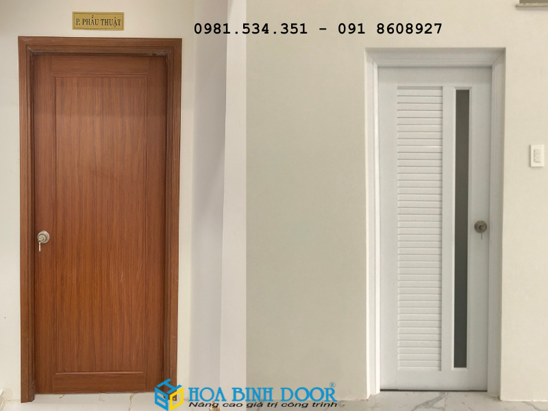 Giá cửa nhựa đài loan tại quận 6 - Cửa nhựa giả gỗ