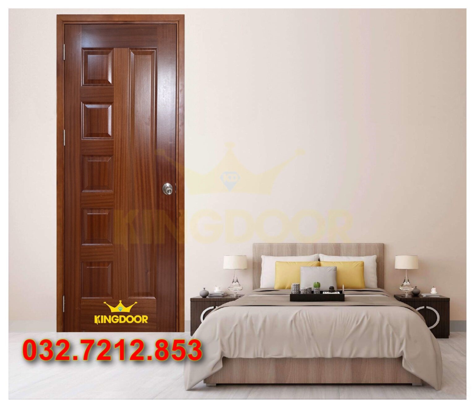Cửa HDF Veneer tại Thủ Đức - Cửa gỗ công nghiệp hiện đại 2023