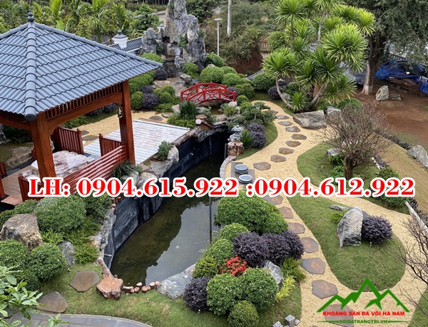 sỏi đá trang trí sân vườn tiểu cảnh đẹp giá rẻ