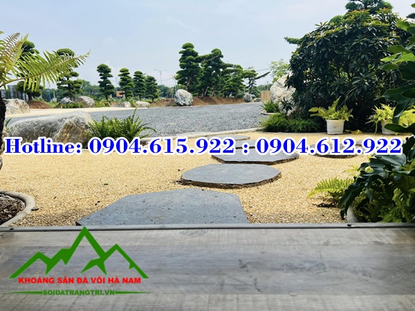 sỏi đá trang trí sân vườn tiểu cảnh đẹp giá rẻ