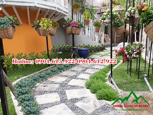 sỏi đá trang trí sân vườn tiểu cảnh đẹp giá rẻ
